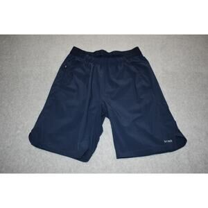 Skora Shorts Mens Size Small Gym Workout 8" Inseam With Pockets Performance Blue